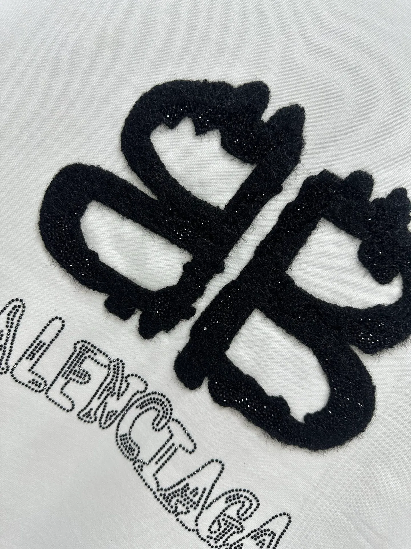 120💰 Balenciaga 2026ss 380g Versatile Same Style -Size：S M L XL -Color：Black